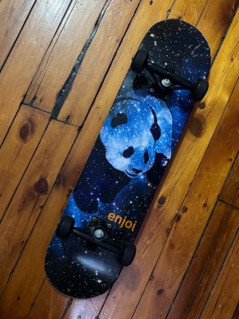 Skateboard (8") Complete w/ Hardware - Enjoi "Cosmos Panda" Deck 1