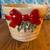 Christmas Planter Pot with Red Bow, Pine, and Berries or Mistletoe 6 thumbnail