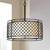 Metal Lattice Hanging Pendant Drum Light Fixture 2 thumbnail