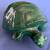 Polished Malachite Carved Giant Tortoise is 4-1/2"x3-1/2"x2-1/4"tall 3 thumbnail