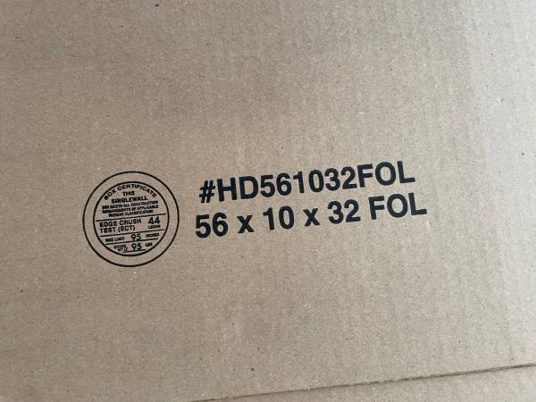 NEW Bike shipping box 56x10x32 inches 1