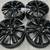 20" 20x8 DODGE DURANGO SATIN BLACK WHEELS RIMS 2011-2013 FULLSET OF (4 11 thumbnail