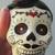 "Blue Sky" Ceramic Salt & Pepper Shakers Sugar Skull Day of the Dead 12 thumbnail