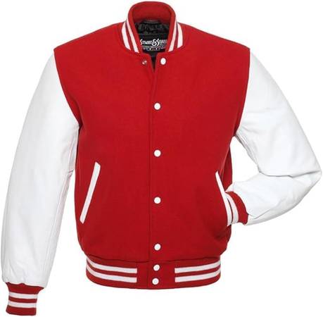NEW-STEWART & STRAUSS CHILDS VARSITY STYLE JACKET 1