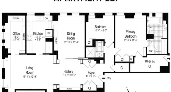 $12,999 / 2br - Extraordinary 2BR PLUS office right on Fifth Ave- NOT LISTED ON SE (Greenwich Village)63421036565505121