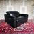 Extra Wide Black Electric Recliner Armchair 4 thumbnail