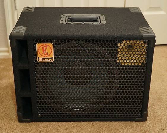 Eden D112XLT 8 Ohm Bass Speaker Cabinet for sale or trade 1