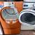 Kenmore Elite HE4 Front Load Electric Dryer Machine , Orange Pedestal 3 thumbnail