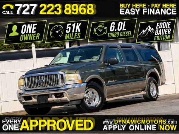 2003 Ford Excursion Eddie Bauer Sport Utility 4D CALL OR TEXT TODAY! 1
