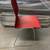 Heavy Red Plastic Dining Living Room Kitchen Balcony Patio Table Chair 4 thumbnail