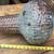 Antique Hammered Copper Pitcher/Vase Brass Top ! 8 thumbnail