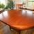 Oak Veneer Round Dining Table and Chairs 6 thumbnail