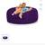 HUGE 5 FtW Purple Lovesac style Bean Bag pouf Chair for 2. 🚚 extra 2 thumbnail