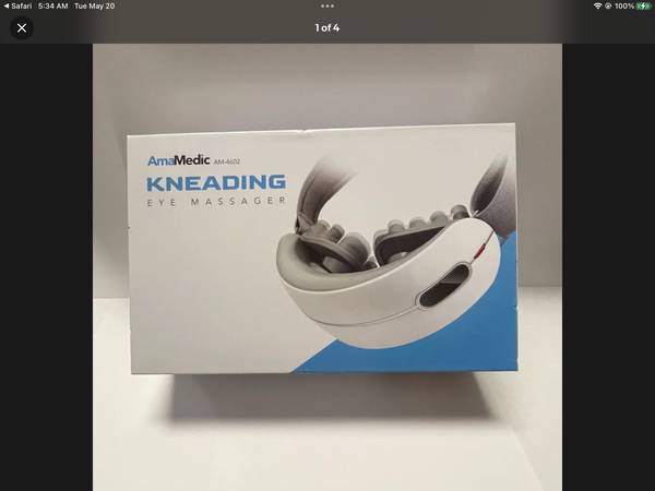 AmaMedic AM-4602 kneading eye massager brand new in box 1