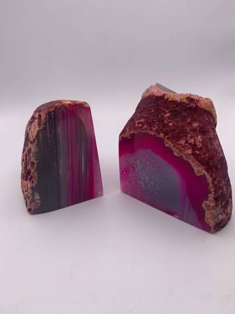 BOOKENDS - BRAZILIAN AGATE 1
