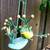 New Wind Chime - Flying Green Frog with Pond Plants chime Ornament 4 thumbnail