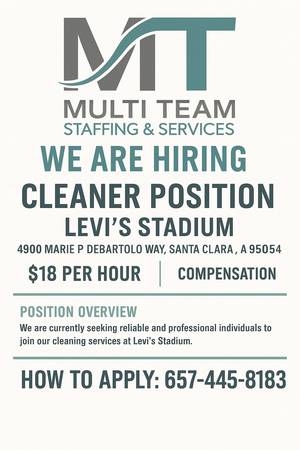 Levis Stadium - Cleaning Crew 1