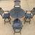 Patio Set Hanamint Outdoor Furniture 4 Swivel Seat Bar Height Dining Set 1 thumbnail