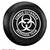 Zombie outbreak white jeep spare tire cover 3 thumbnail