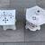 2 ceramic small pagoda candle holders for indoor/outdoor 2 thumbnail