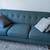 Teal Couch / Sofa from Bob's Discount Furniture - Like New 1 thumbnail