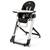 Italian Peg Perego Siesta Highchairs (2) - Black & Green 1 thumbnail