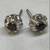 White Gold Black Diamond Studs Earrings 1 thumbnail