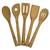 NEW 5-Pc 12" Solid Bamboo Cooking Utensil Set ♦ Great Gift Idea 1 thumbnail