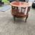 Antique 2 tier Oak Side Table 1 thumbnail