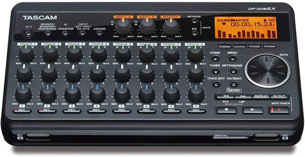 TASCAM DP-008EX Digital Portastudio 8-Track Portable Multi-Track Recor 1