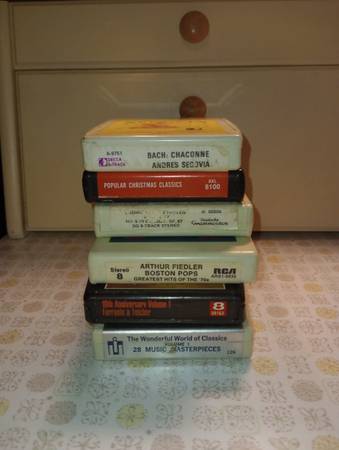 (6) 8 Track Classical Tapes 1