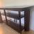 Free to pick up Heavy Dark Wood TV Stand Conole 3 Shelf Unit Furniture 5 thumbnail