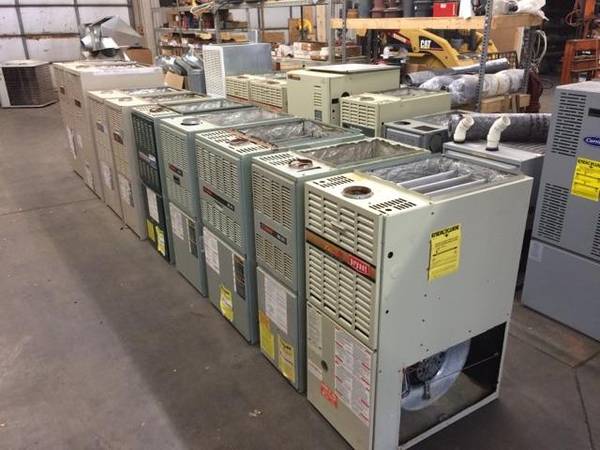 Gas hot air furnace (reconditioned) 1