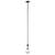 Twyla 1-Light Blackened Bronze Pendant with Clear Glass Shade – Modern Eleganc 1 thumbnail