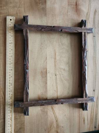 BLACK  FOREST  HAND  CARVED  FRAME-ANTIQUE 1