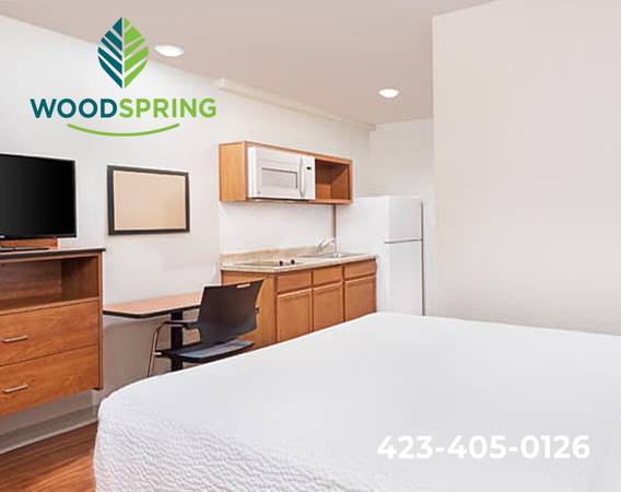 $330 / 1br - FLAT WEEKLY RATE in Chattanooga - Furnished, WiFi, Pool, Fresh Sheets! (Chattanooga)63993076500610120