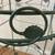 Antique Cart Rolling 2 Tier Glass Shelves 5 thumbnail