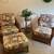 Wicker Lounge Chairs, Ottoman, and Stand 1 thumbnail