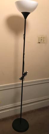 Living Room Bedroom Black-White Design Floor Lamp 1