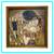 Gustav Klimt's "the Kiss" Custom Framed Print 1 thumbnail