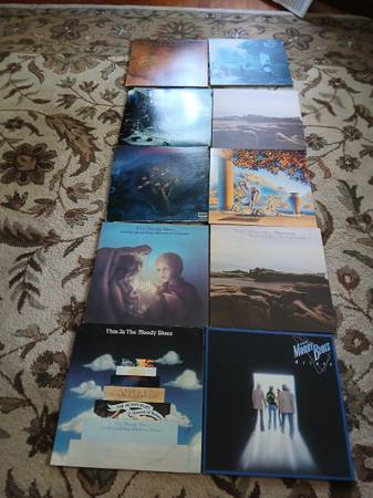 10 Moody Blues records new condition 1