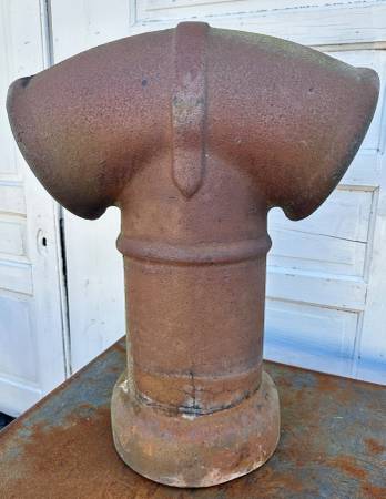Terracotta Double Pipe Chimney Pot GA20473 1