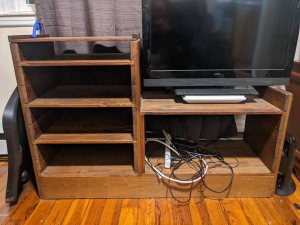 TV Stand with Shelves 1