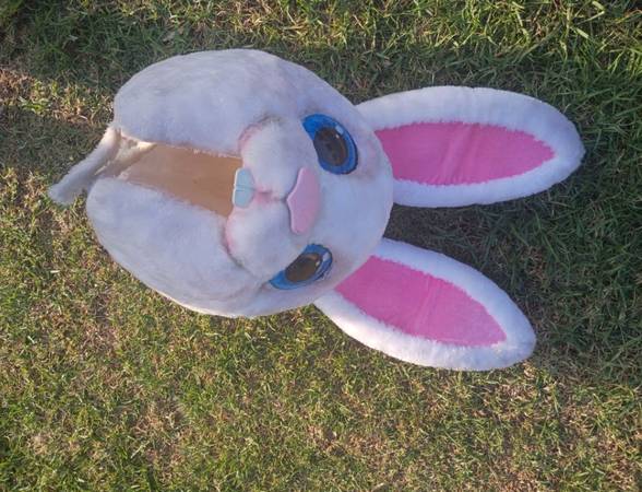 Bunny head costume 1