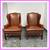 Bespoke Leather Wingback Armchairs, Pair 2 thumbnail