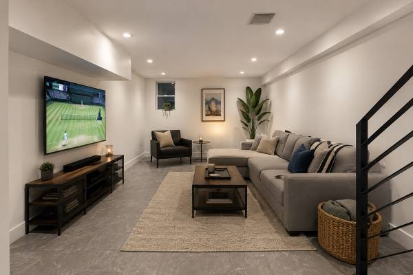 ⭐️ Spacious 1 Bed Duplex + Office & Finished Basement in Prime Bed-Stuy | NF 1