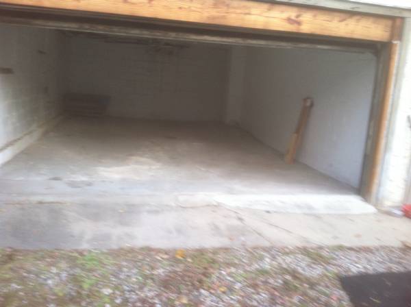 Double car garage plus storage 1