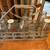 Antique 10 milk bottle basket carrier with bottles. Great display piec 1 thumbnail