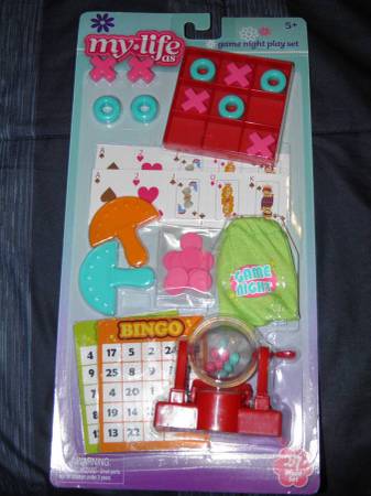 My Life 18" Doll 27pc Game Night Playset~ New! 1