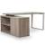 Office Desk w. Reversible Storage Return 8 thumbnail